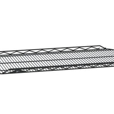 Metro HDM1848QBL qwikSLOT Drop Mat Wire Display Shelf, Black, 18" x 48"