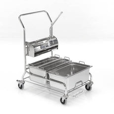 Hydroflex-PurMop®DUO 300 Cleanroom Mop Trolley with wringer - 2122109