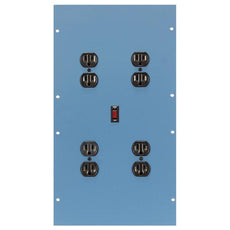 IAC Industries QS SB Inst Shelf Elec Riser Pnl 21.25h Sky Blue - QS-1022167-D