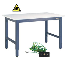 IAC Industries QS WM Bench 36dx72l ESD Eze Blue - QS-1006013-BL