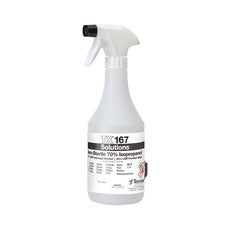 Texwipe 70% Isopropanol, Non-Sterile 16 oz. trigger-spray, 16 oz. bottles, 12 bottles/case - TX167