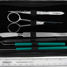 Excelta Dissection Kit - Anti-Mag. SS - 7 pc - Vinyl Case - KST-DIS-1