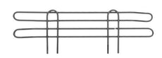 Metro L18N-4-DSG Super Erecta 4" High Stackable Ledge for Wire Shelving, Smoked Glass, 18"