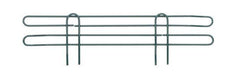 Metro L21N-4K3 Super Erecta 4" High Stackable Ledge for Wire Shelving, Metroseal Green Epoxy, 21"