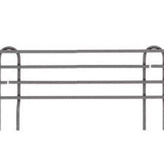 Metro L21N-4K4 Super Erecta 4" High Stackable Ledge for Wire Shelving, Metroseal Gray Epoxy, 21"