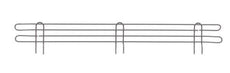 Metro L36N-4K4 Super Erecta 4" High Stackable Ledge for Wire Shelving, Metroseal Gray Epoxy, 36"