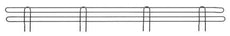 Metro L48N-4-DSG Super Erecta 4" High Stackable Ledge for Wire Shelving, Smoked Glass, 48"