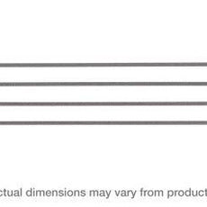 Metro L48N-4K4 Super Erecta 4" High Stackable Ledge for Wire Shelving, Metroseal Gray Epoxy, 48"