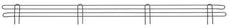 Metro L60N-4-DSG Super Erecta 4" High Stackable Ledge for Wire Shelving, Smoked Glass, 60"