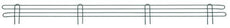 Metro L60N-4K3 Super Erecta 4" High Stackable Ledge for Wire Shelving, Metroseal Green Epoxy, 60"
