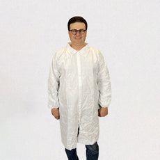 Advantage MPC Lab Frock, White, Medium, 30/case - APP0250-M-W-MPC