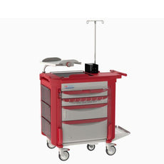 Metro LECCRP3-RD Lifeline Crash Cart, Red