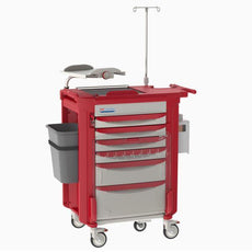 Metro LECCRP6-RD Lifeline Crash Cart, Red