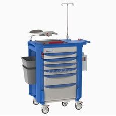 Metro LECCRP6 Lifeline Crash Cart, Blue