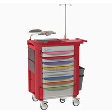 Metro LECPEDS1-RD Lifeline Pediatric Crash Cart, Red