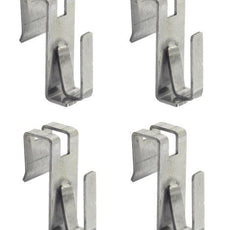 Metro MAX4-CNR4 Four-Shelf Corner Add-On "S" Hook Kit for MetroMax 4 Industrial Plastic Shelving