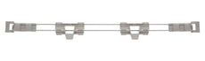 Metro MAX4-L36-2S Stackable Shelf Ledge (Back) for MetroMax 4 Industrial Plastic Shelving, 36" L x 2" H