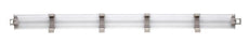 Metro MAX4-L60-4P Solid Clear Stackable Shelf Ledge (Back) for MetroMax 4 Industrial Plastic Shelving, 60" L x 4" H