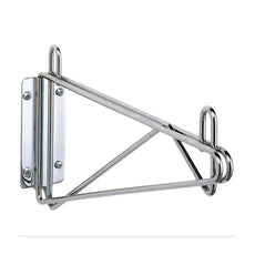 Metro® Super Erecta® Chrome Single Direct Wall Mount Bracket for 24'' Shelf - 1WD24C