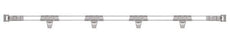 Metro MQL60-2S Stackable Shelf Ledge (Back) for MetroMax Q Industrial Plastic Shelving, 60" L x 2" H