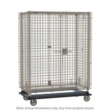 Metro MQSEC53LE MetroMax Heavy-Duty Mobile Security Shelving Unit, 28.0625" x 39.125" x 68.5"