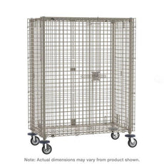 Metro MQSEC56DE MetroMax Mobile Security Shelving Unit, 27.8125" x 64.75" x 67.8125"