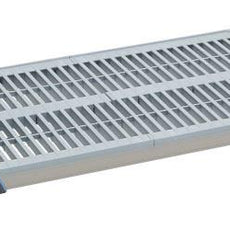 MetroMax i MX1836G Plastic Industrial Shelf with Grid Mat, 18" x 36"