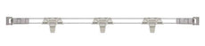 Metro MXL48-2S Stackable Shelf Ledge (Back) for MetroMax i Industrial Plastic Shelving, 48" L x 2" H