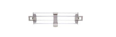 Metro MXLS18-4P Solid Clear Stackable Shelf Ledge (Side) for MetroMax i Industrial Plastic Shelving, 18" L x 4" H