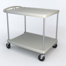 Metro MY2636-25G myCart Series 2-Shelf Utility Cart, Gray, 26" x 36"