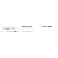 Transfer pipette- 4ml- short stem- non-sterile- bulk pack- 250/pk-P4132-00