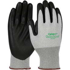 Seamless Knit Nylon/Carbon Fiber with Nitrile Foam Grip, Gray, Small - PDWSS