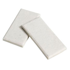 Streak Plates, 1" X 2", White - PSP001-W