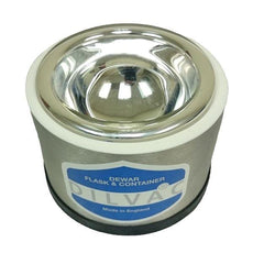 DILVAC Stainless Steel Cased Low Profile Dewars, no lids, 0.38Ltr. - SS100SH