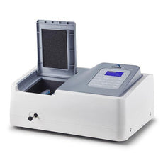 SCI-V1100 spectrophotometer 190-1100nm, with Tungsten Lamp & Deuterium Lamp, 4 x 3.5ml glass square cuvettes and 2 x 3.5ml quartz square cuvettes, USA plug, 110/220 V, 50/60 Hz, 80 W - 401012010009