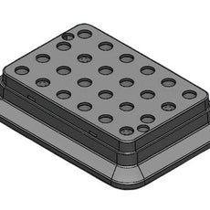 5.0mL x 8 block, 13.6mm dia. x 36mm depth - 18900240