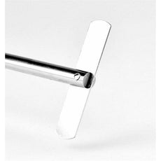 Straight stirrer, 316L stainless steel. Shaft 400mm long x 8mm diameter. Impeller 60mm diameter. - 18900072