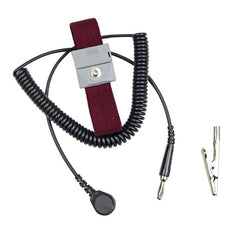 SCS Wrist Strap, Adjustable, With 10' Coiled Cord - 2224