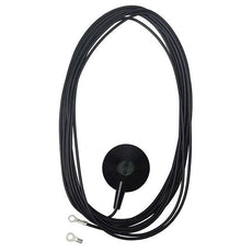 SCS Ground Cord, 15ft, 10mm Male Stud, 1 Meg Resistor - 3040