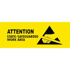 SCS Esd Awareness Sign, Rs-471 4in X 10in - ESDSIGN4X10