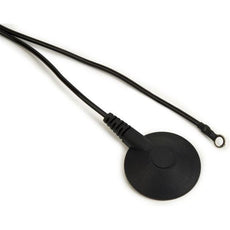 SCS Floor Mat Ground Cord, 15ft, 10mm Male Stud, 1 Meg Resistor - FGC151M