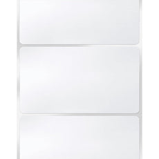 TexWipe Gloss Labels, Blank 4" x 2" Permanent adhesive, 4000 labels/Cs - TX542G