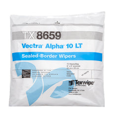 TexWipe Alpha 10 Lo TiO2 wipers 9" x 9" , 1500 wipers/Cs - TX8659