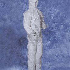 Tians Coveralls, White MP Coated, H&B, EW, EB, 2xl, 25/Cs - 206853-2XL