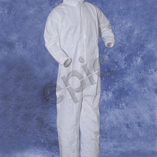 Tians Coveralls, White MP Coated, Collar, EW, EA, EB, 3xl, 25/Cs - 216853-3XL