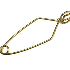 T/T Clamp, Steel, Brass Finish, Wo/Grips - TTCL04
