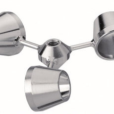 Heidolph Overhead Stirrer Visco Jet Impeller inoJET-120mm (Stainless Steel) - 036300500