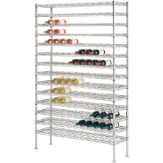 Metro WC238C Super Erecta Cradle Wine Shelving, 153 Bottle Capacity, 14" x 36" x 86.75"