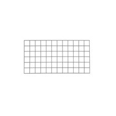 Metro WG1836K4 SmartWall Wire Grid, Metroseal Gray Epoxy, 18" x 36"