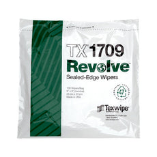 Texwipe REVOLVE, Dry, Non-Sterile Wiper 9" x 9" Sealed edge, 1000 wipers/Cs - TX1709